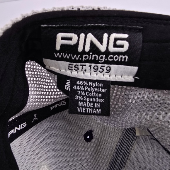 Ping Flexfit 110 Snapback Mesh Back Trucker Golf Hat Blue - Picture 5 of 8